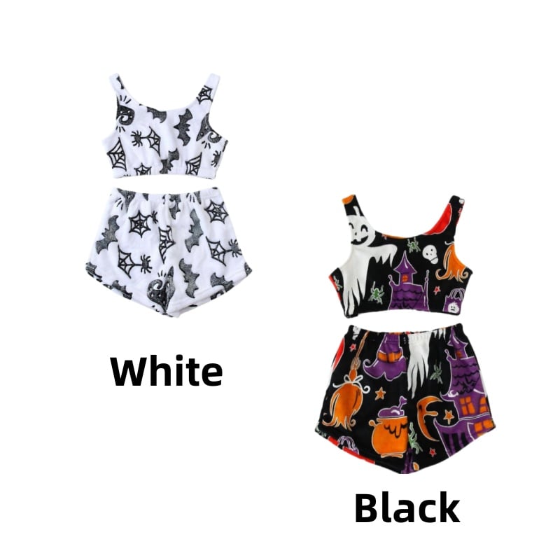 💥Halloween Pre 🎃Halloween  vest pajamas set👻
