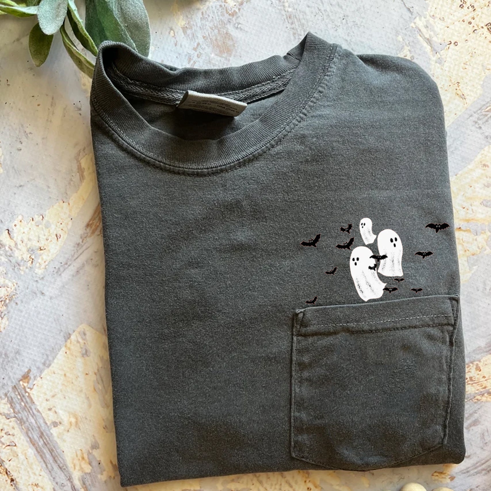 Flying Ghosts and Bats T-shirt