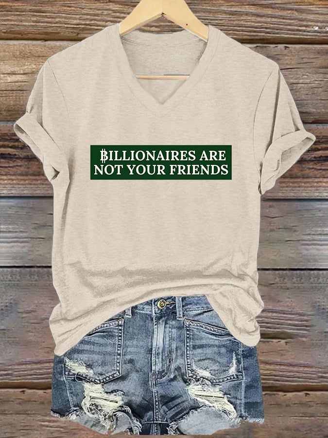 Women's Support Our National Parks Print V-Neck T-Shirt