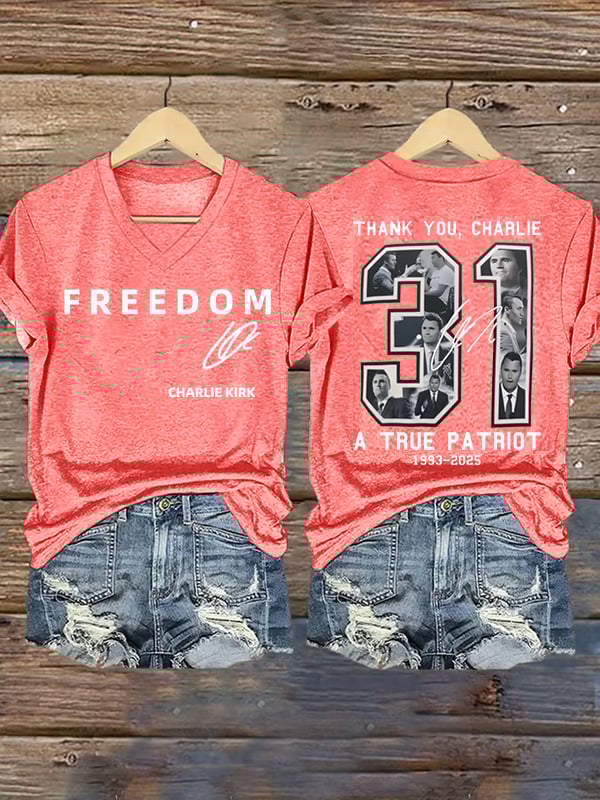🎂 Happy BirthdayWomen's  Commemorative Liberty Signature 31 Print T-shirt