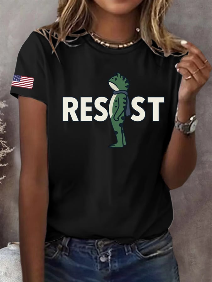 Women's FDT Print Crew Neck T-Shirt