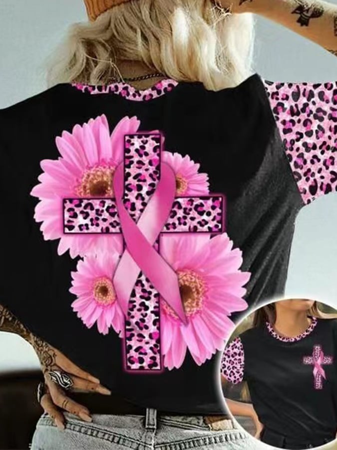 Fashion Print Short Sleeve T-Shirt