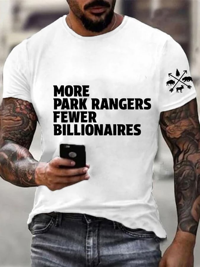 Men's  Print Short Sleeve Casual T-Shirt