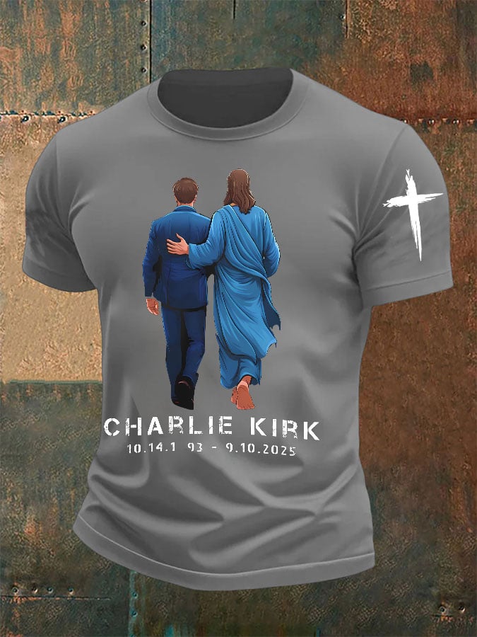 Men's Printed Short-Sleeved T-Shirt