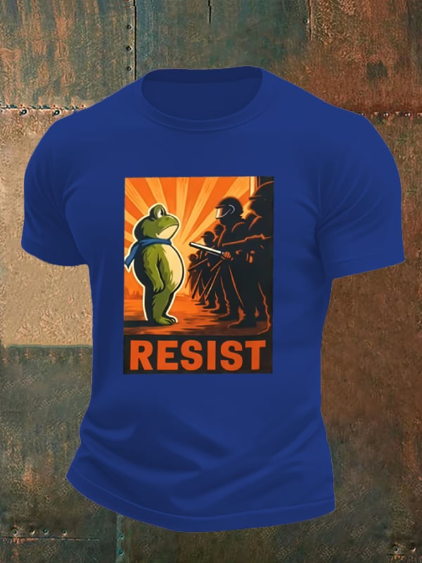 Men's  Portland Frog Resist  Print T-shirt