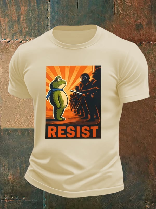 Men's  Portland Frog Resist  Print T-shirt
