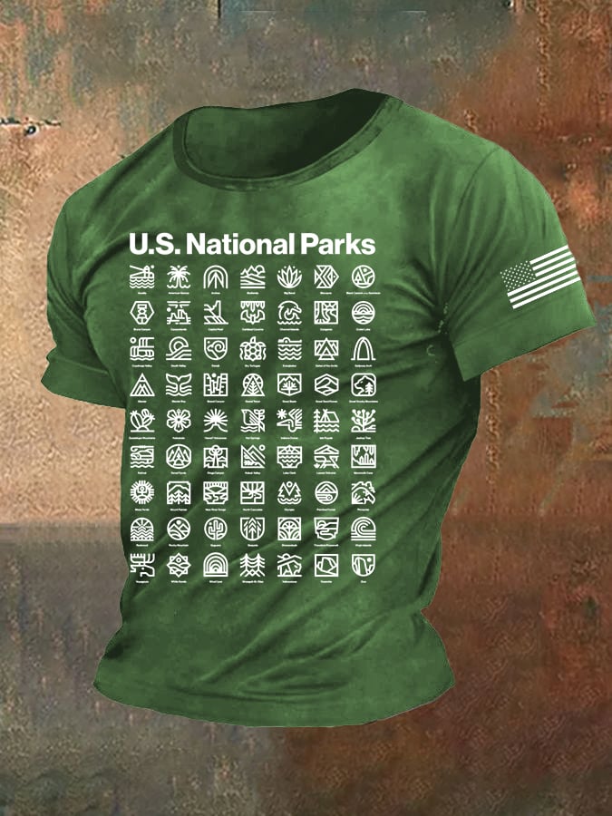Men's National Park Service Printed T-shirt