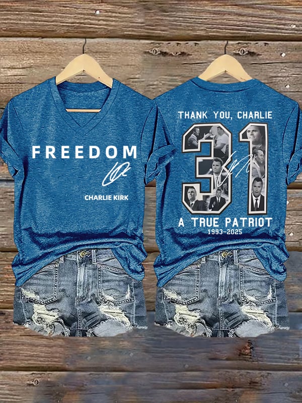 🎂 Happy BirthdayWomen's  Commemorative Liberty Signature 31 Print T-shirt