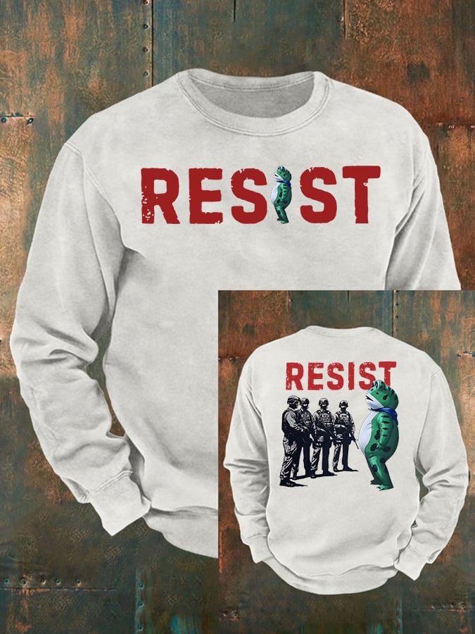 Men's  Portland Frog Resist  print  Casual Sweatshirt