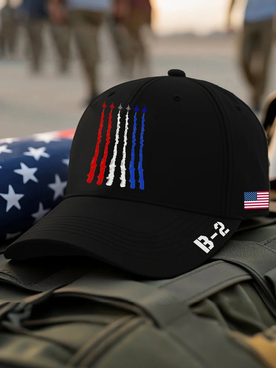 Unisex  Air Force B-2 Print Baseball Cap