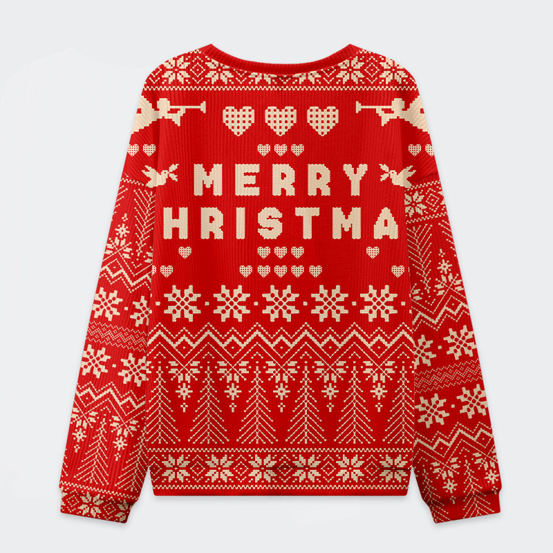 Tokyo-Tiger Happy cute guy Christmas Ugly Sweatshirt