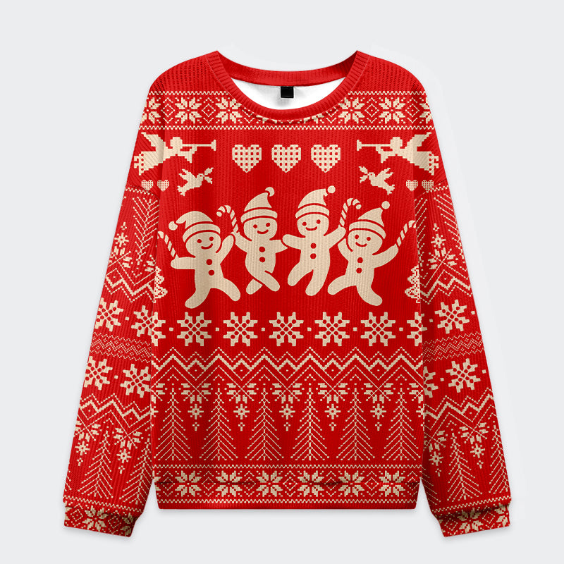 Tokyo-Tiger Happy cute guy Christmas Ugly Sweatshirt