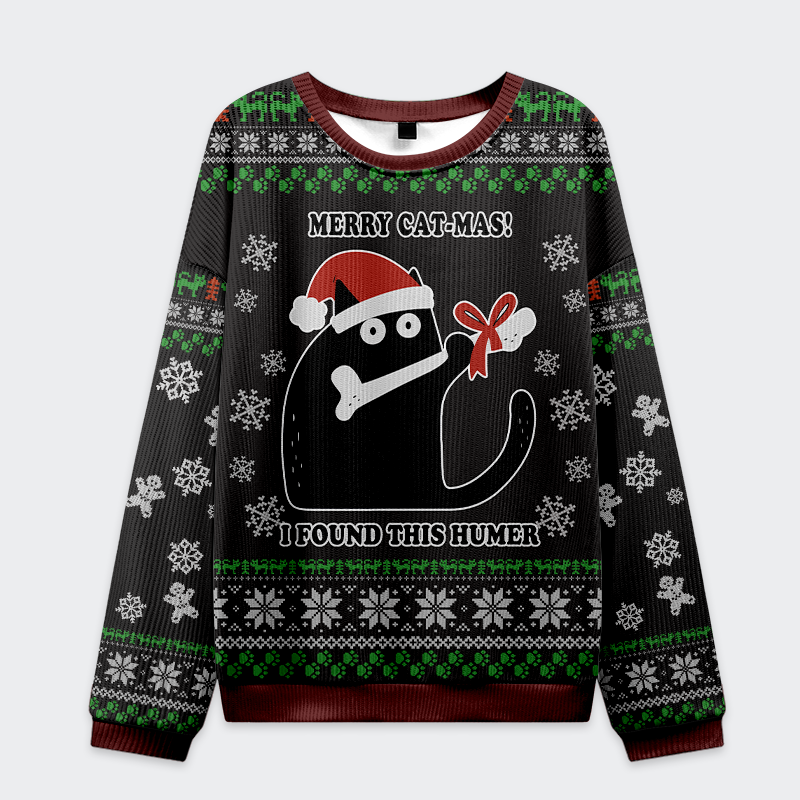 Tokyo-Tiger Bone Thief Catmas Ugly Sweatshirt