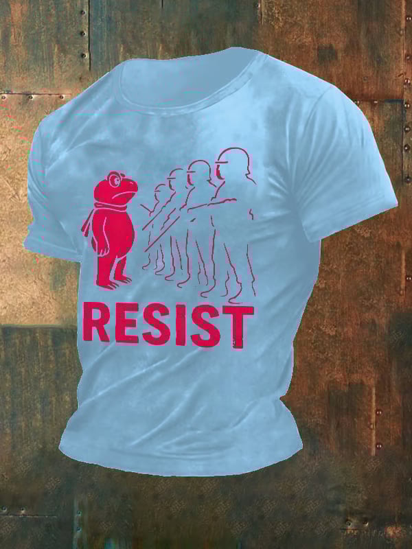 Men's  Portland Frog resist Print T-Shirt