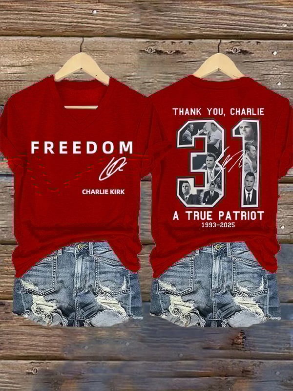 🎂 Happy BirthdayWomen's  Commemorative Liberty Signature 31 Print T-shirt