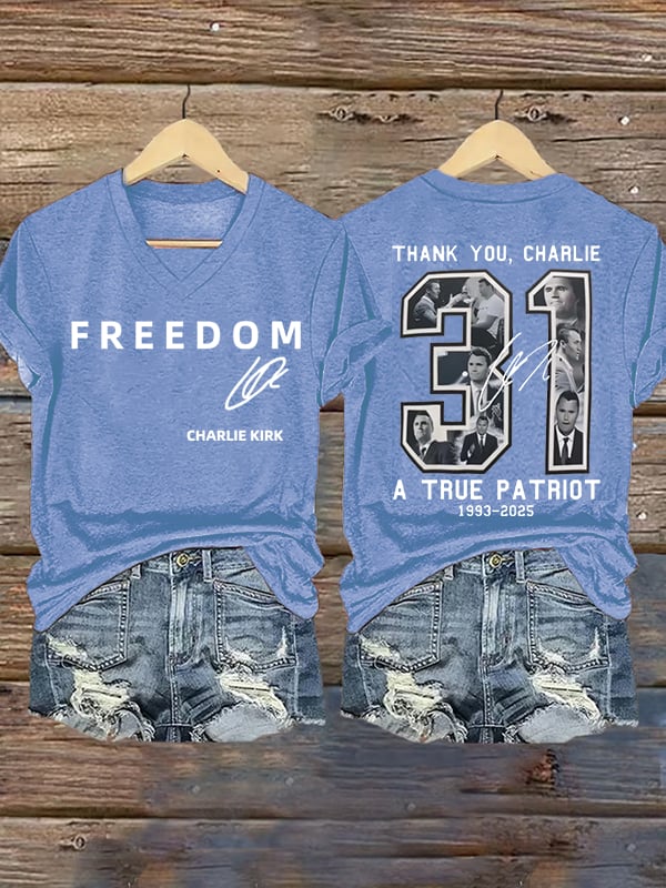 🎂 Happy BirthdayWomen's  Commemorative Liberty Signature 31 Print T-shirt