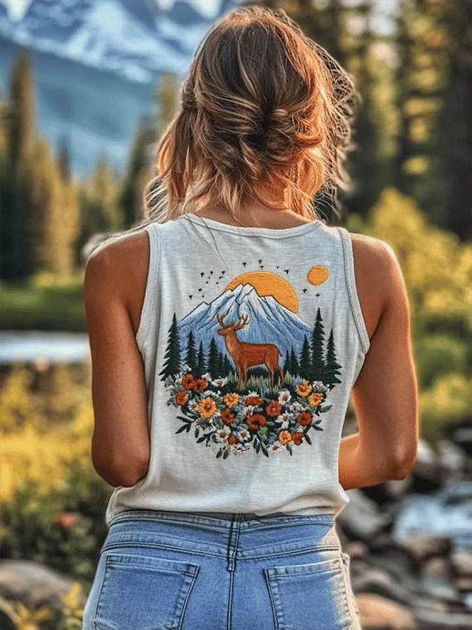 Women's National Park Conservation Print Vest