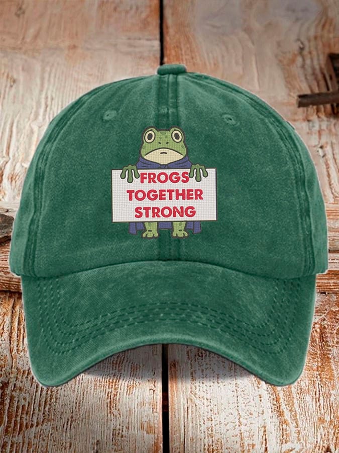 Unisex Resist Frog Baseball Cap