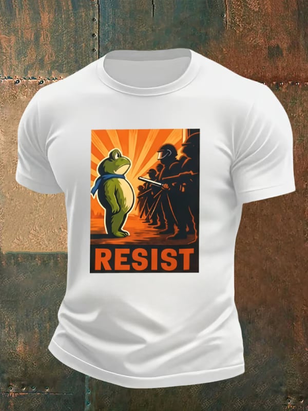 Men's  Portland Frog Resist  Print T-shirt