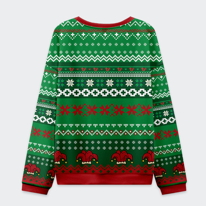 Tokyo-Tiger Frog Making Soup Christmas Ugly Sweatshirt