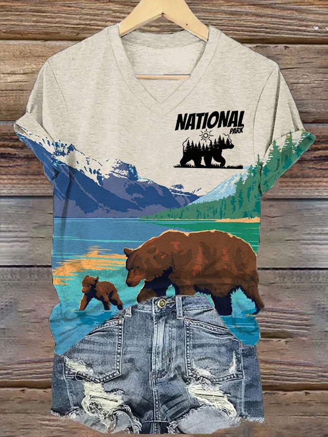 Women's National Parks Explore, Protect, Preserve Print T-Shirt