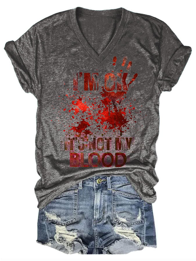 Halloween Ladies Print T-Shirt