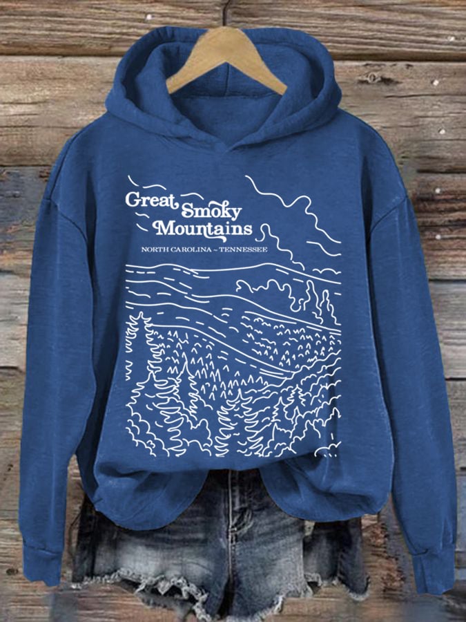 Women's Great Smoky Mountains National Park  Printed Sweatshirt