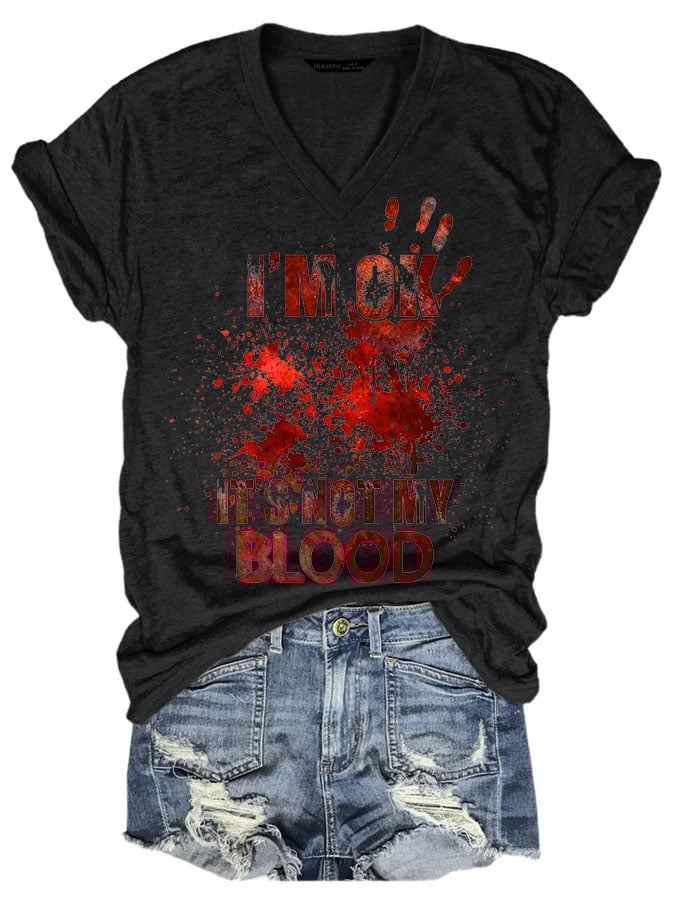Halloween Ladies Print T-Shirt