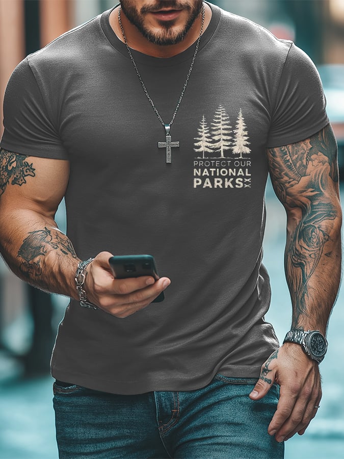 Men's Protect Our National Parks Print T-Shirt