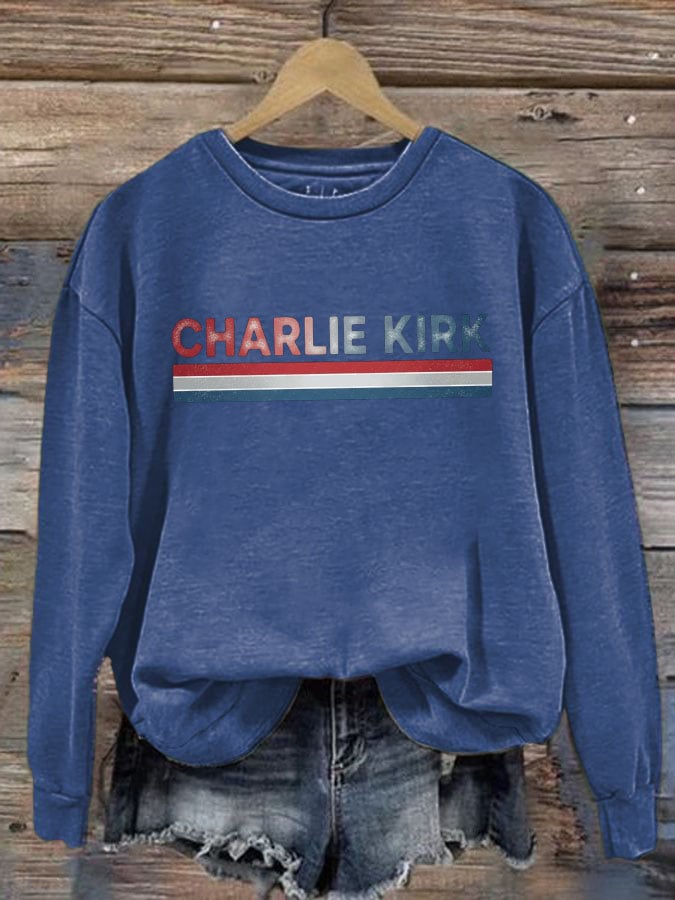 Women's Retro Freedom Print Sweatshirt