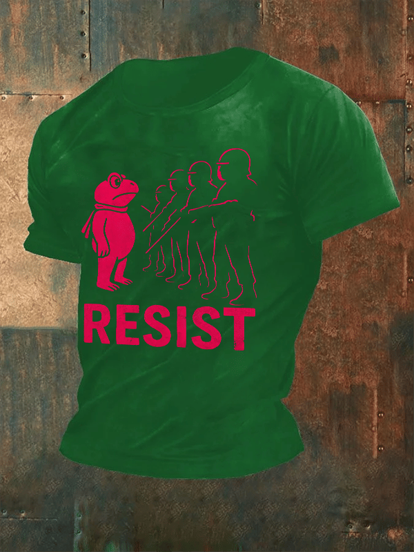 Men's  Portland Frog resist Print T-Shirt