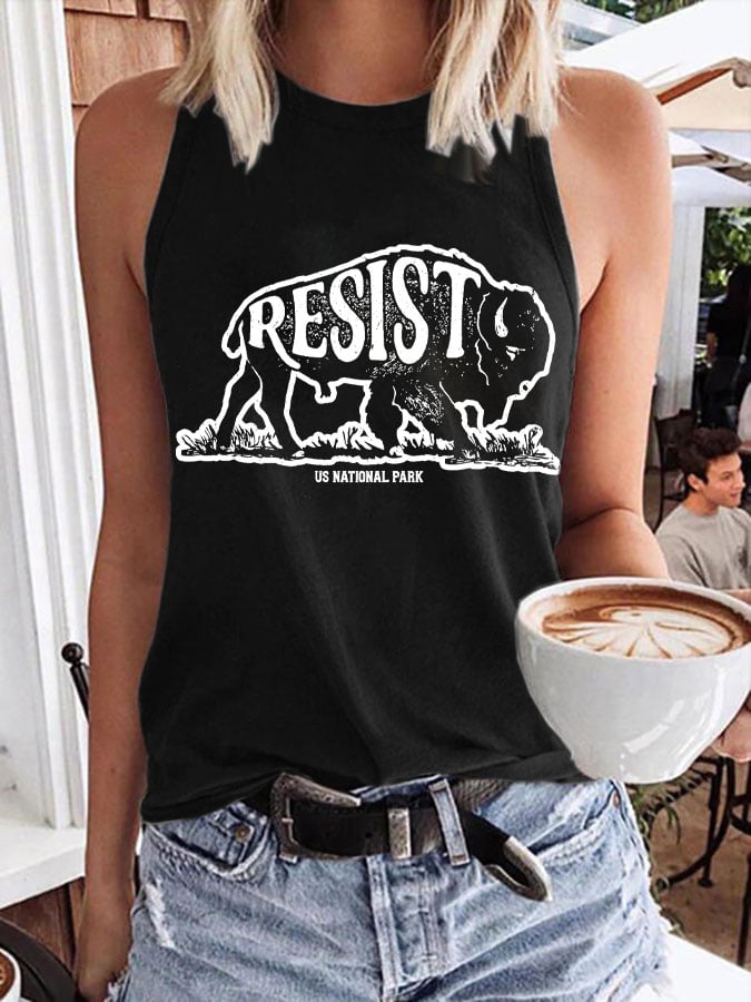 Women's Protect Our National Parks Print Tank Top