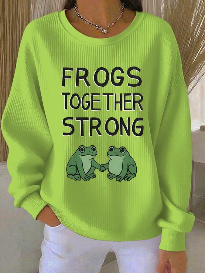 Women's  Frogs Together Strong Sweatshirt