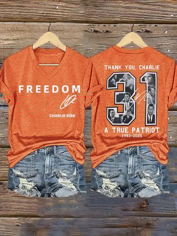 🎂 Happy BirthdayWomen's  Commemorative Liberty Signature 31 Print T-shirt