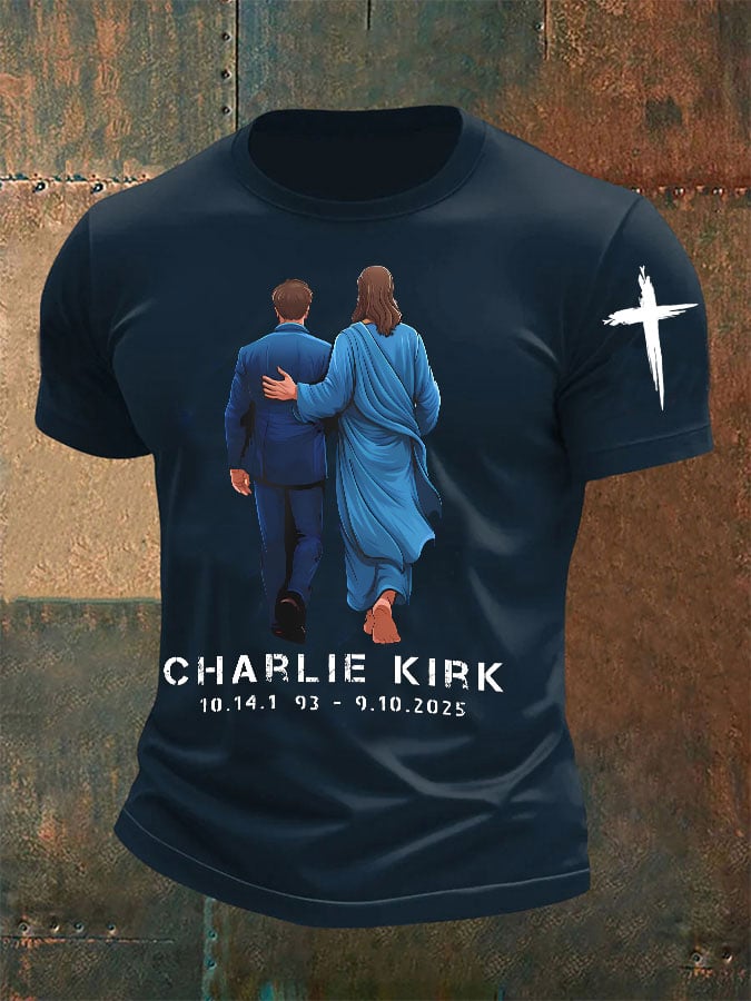 Men's Printed Short-Sleeved T-Shirt