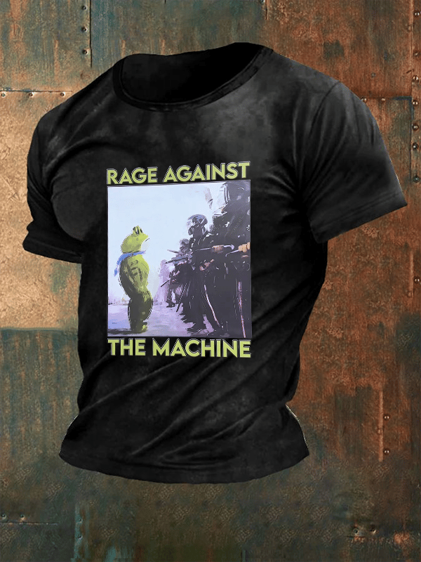 Men's  Portland Frog Art Print T-Shirt