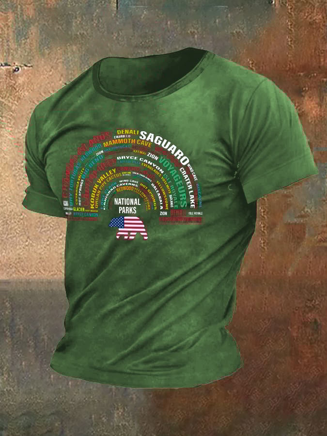 Men's National Park Service Printed T-shirt