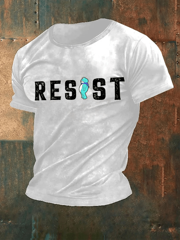 Men's  Portland Frog resist Print T-Shirt