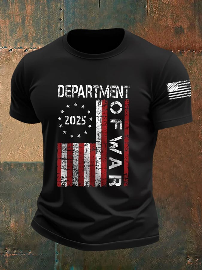 Men's Department of War 2025 Print short-sleeved T-shirt