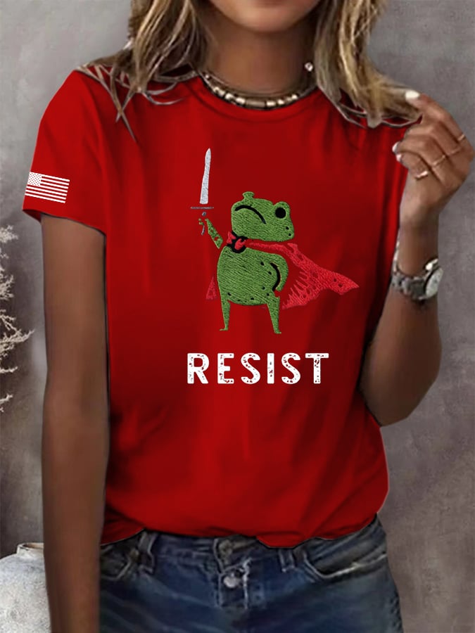 Women's FDT Print Crew Neck T-Shirt