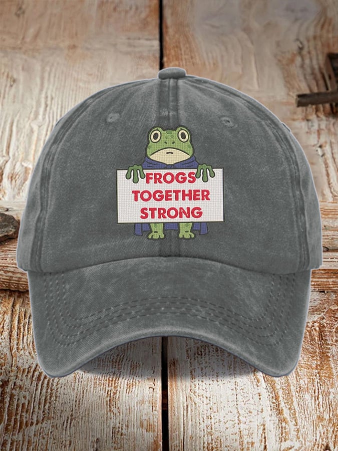 Unisex Resist Frog Baseball Cap