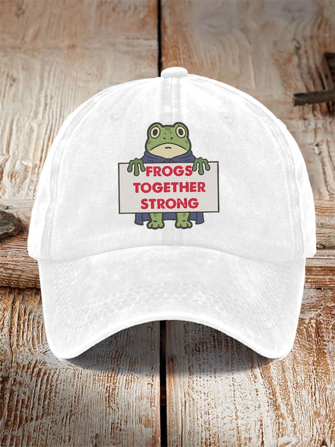 Unisex Resist Frog Baseball Cap