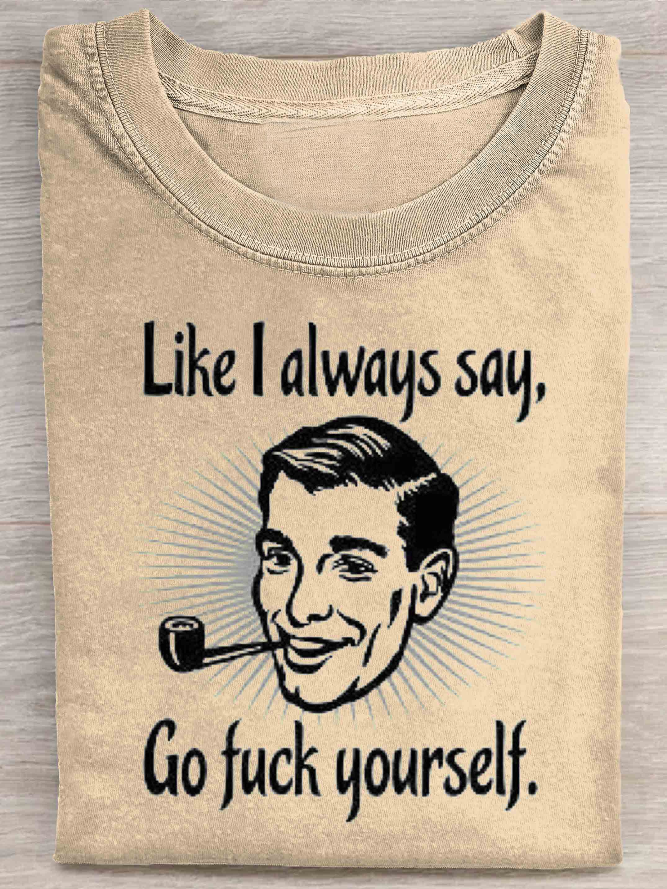 Funny Art Print Casual Short Sleeve T-shirt