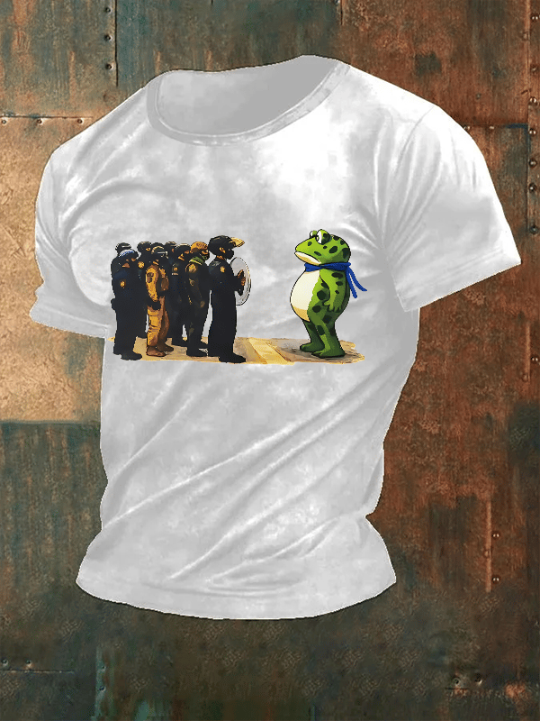 Men's  Portland Frog print T-Shirt