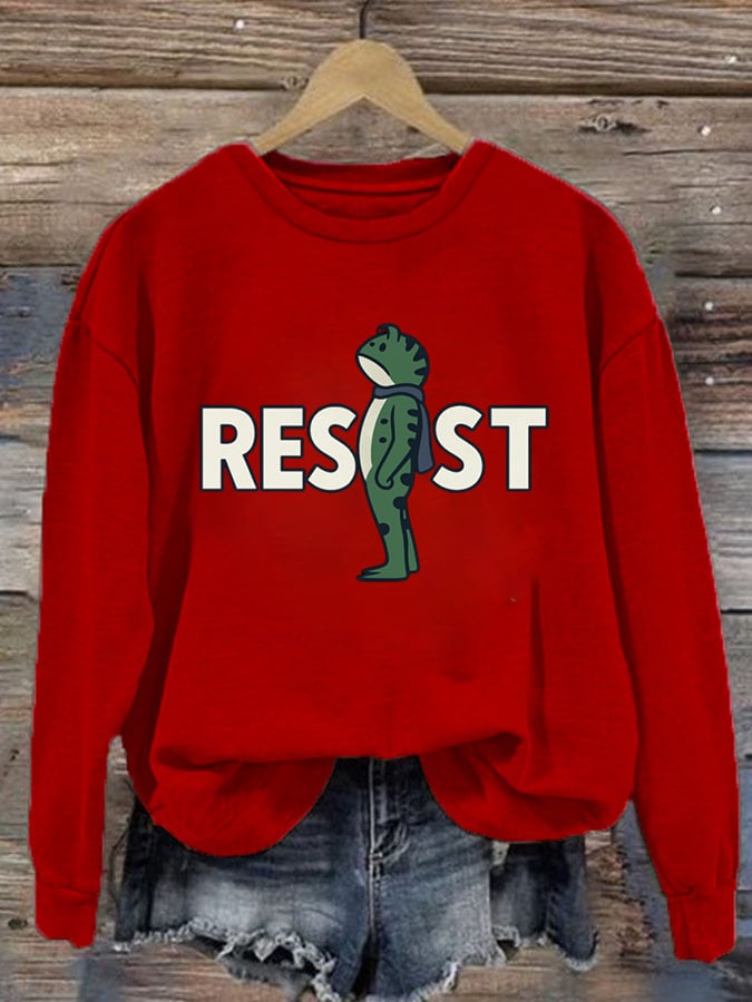 Women's FDT Print Casual Sweatshirt