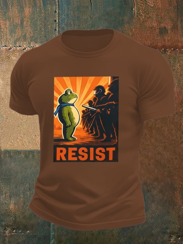 Men's  Portland Frog Resist  Print T-shirt