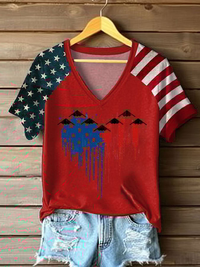 Women's Midnight Hammer  Print Casual T-Shirt