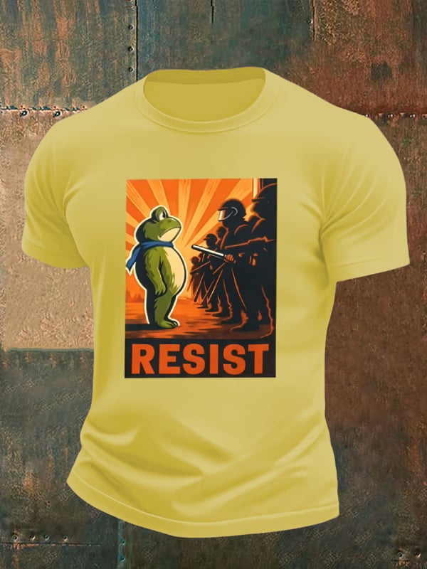 Men's  Portland Frog Resist  Print T-shirt