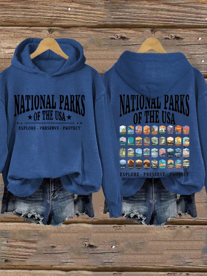 Women's National Park Printed Sweatshirt
