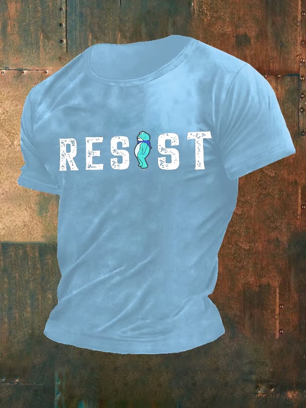 Men's  Portland Frog resist Print T-Shirt